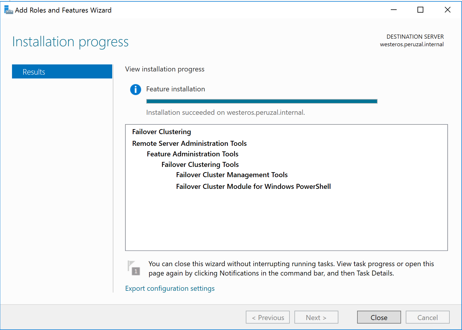 Failover Clustering