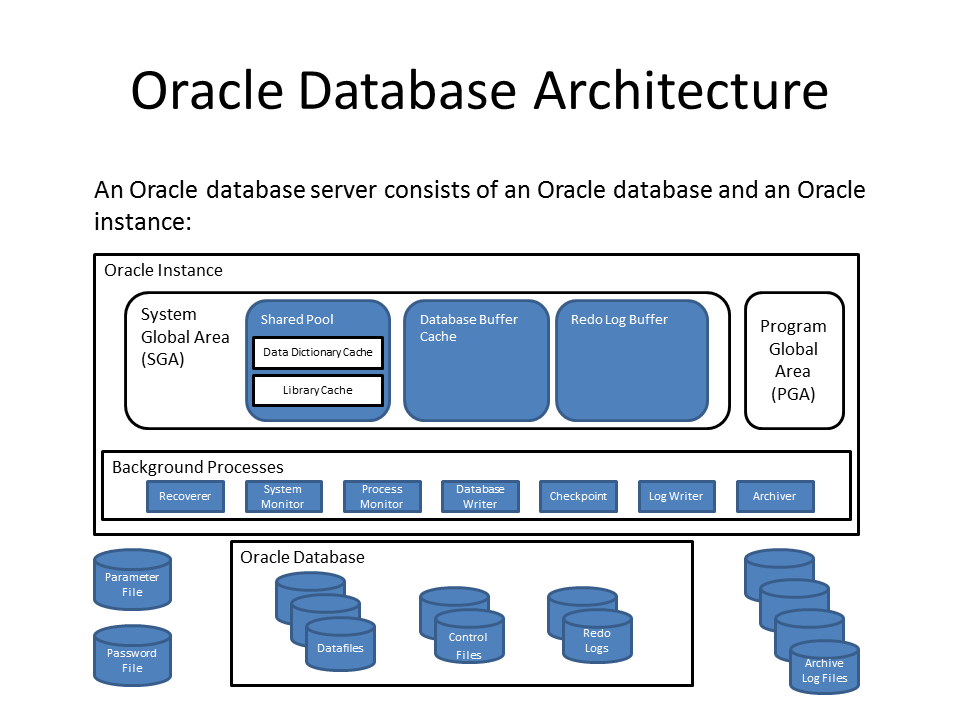 Oracle Database Architectures