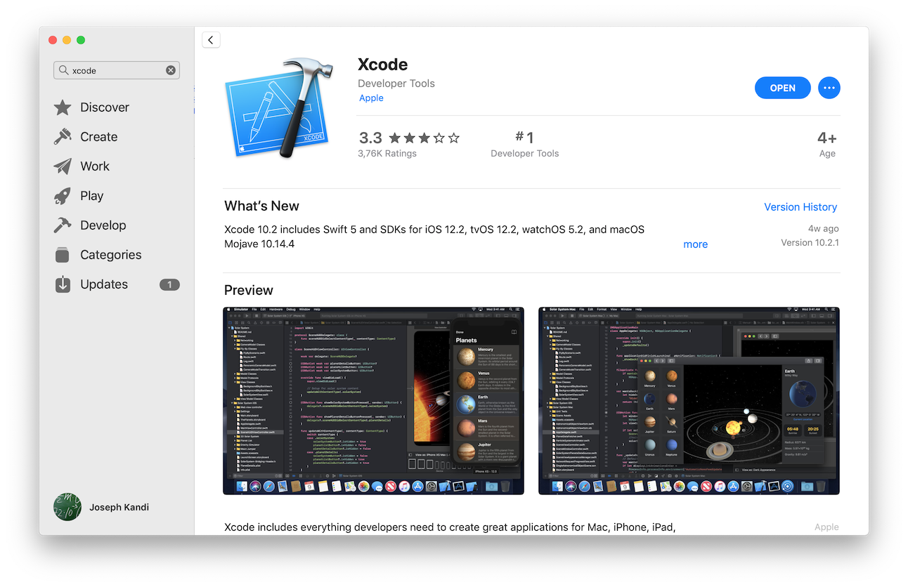 App Store XCode
