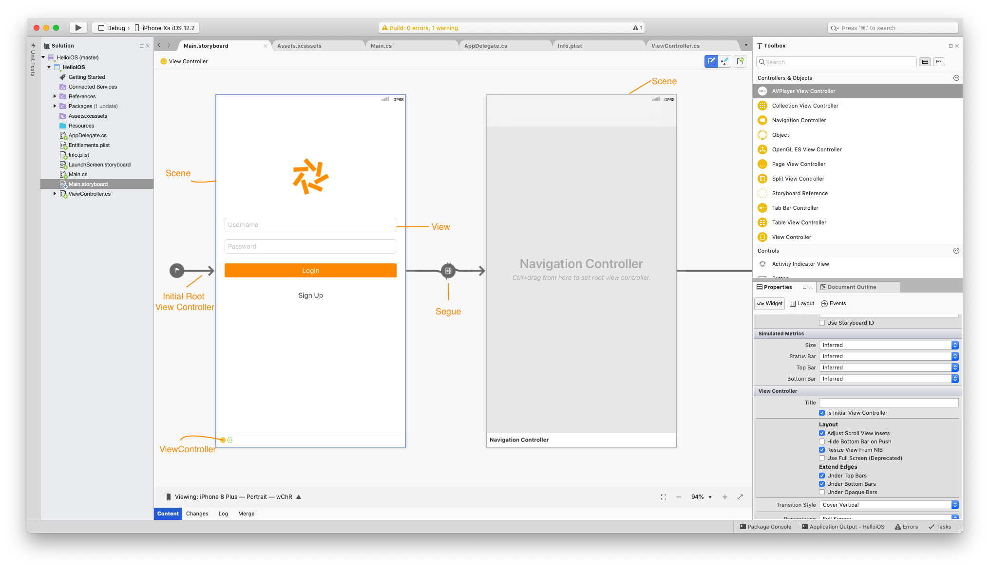 visual studio for mac project walkthrough